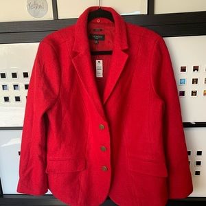 Talbots NWT red jacket.